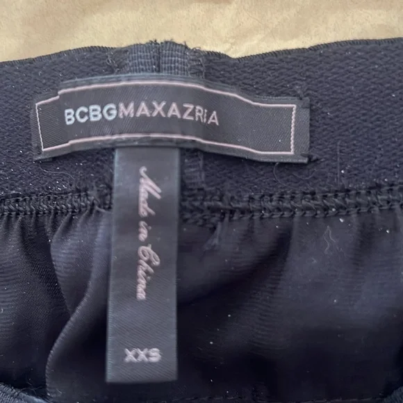 BCBGMaxAzria Black Ruffled Mini Skirt Cocktail - Picture 2 of 2